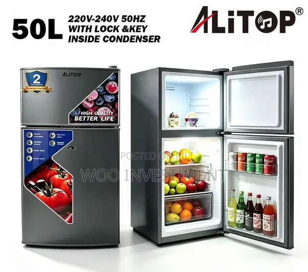 Mini Fridge Mpya Lita 95 - Matumizi Madogo ya Umeme - 1