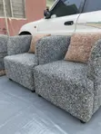 Brand New Sofa Set 3,2,1,1 Fiber & Spring - 2