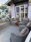Brand New Sofa Set 3,2,1,1 Fiber & Spring - 3