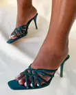 Zara High Heel Mule Sandals - 3