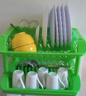 Royalty Brand Pink Plastic Kitchen Rack