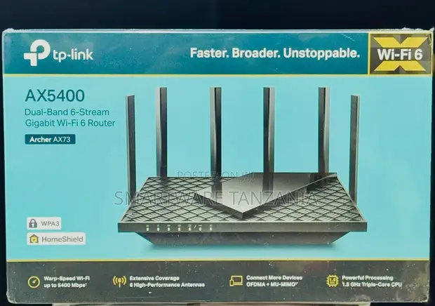 TP-Link AX5400 Dual-Band Wi-Fi 6 Router - 1