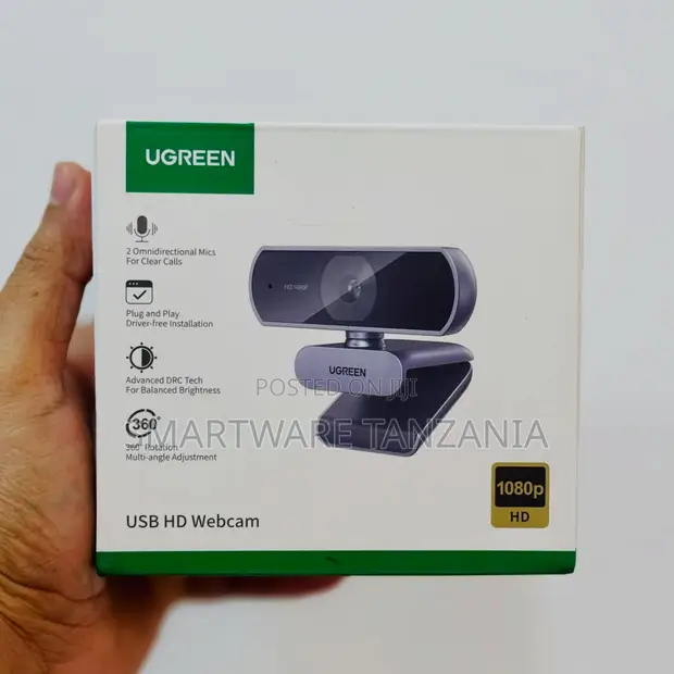 UGREEN 1080P HD Webcam with 360 Rotation - 1
