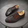 Clark Dark Leather Moccasins - 1