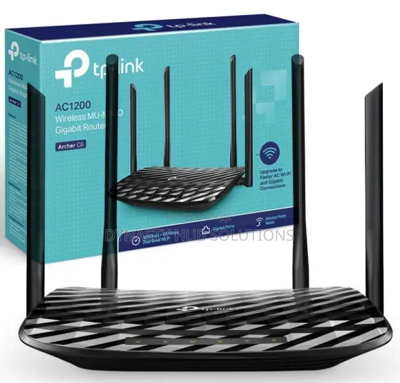 TP-Link Archer C6 AC1200 Dual Band Wi-Fi Router - 1