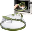 Accurate Microwave Splatter Cover with Steam Vent - 1