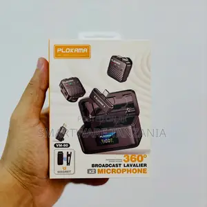 Plokama VM-80 Kipaza Sauti cha Lavalier cha Dual Broadcast 360°