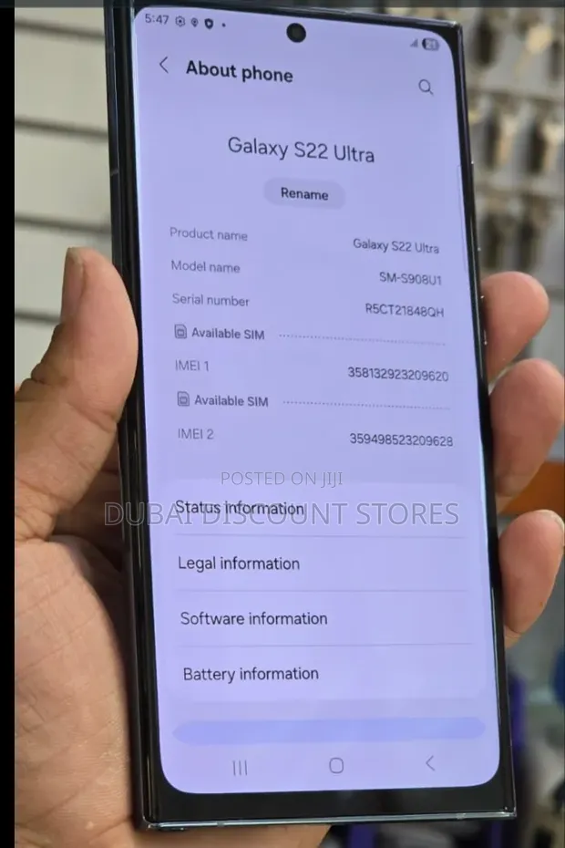 Samsung Galaxy S22 Ultra 128GB Black - 1