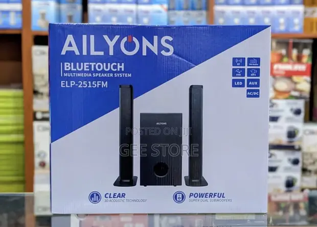 Ailyons ELP-2515FM Bluetooth Multimedia Speaker System - 1