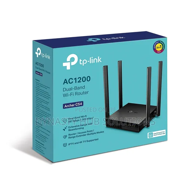 TP-Link Archer C54 AC1200 Dual Band Wi-Fi Router - 1