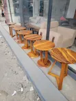 Meza ya Mbao Rangi ya Kahawia Ubora wa Juu - 1