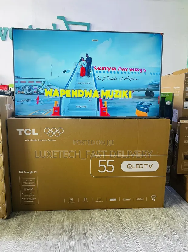 TCL 55" QLED Google TV 4K UHD - 1