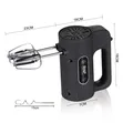 RAF R.6701 200W Electric Hand Mixer - 5 Speed - 4