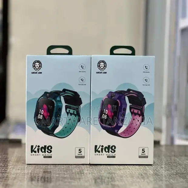 Green Lion Kids Smart Watch yenye SOS Alarm - 1