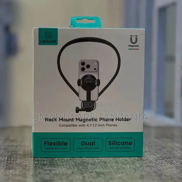 USAMS Neck Mount Magnetic Phone Holder (4.7-7.2") - 1