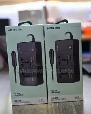 Green Lion GC-200 Car Inverter na Chaja ya PD 24W