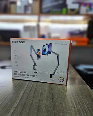 Porodo Aluminum Multi-Joint Desk Mount (71cm)