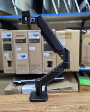 Single Monitor Desk Mount Gas Spring Arm (Up to 32")