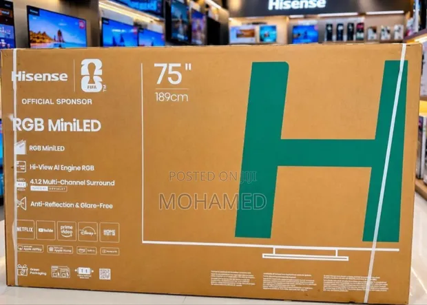 Hisense 75-Inch RGB MiniLED Smart TV 75UR9S - 1