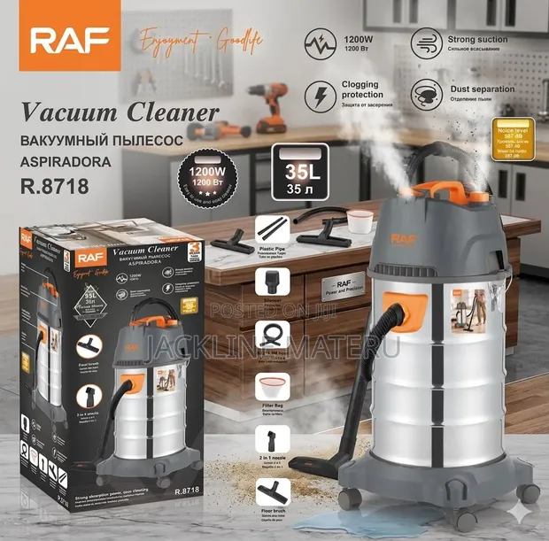 RAF Vacuum Cleaner Wet and Dry 35L - 1