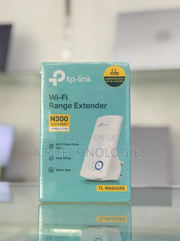 TP-Link N300 WiFi Range Extender TL-WA850RE - 1