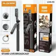 Plokama LIVE-P9 Pro Tripod Stand 1700mm with LED Ring Light - 2