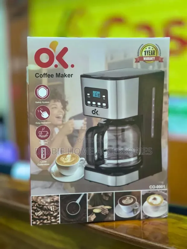 OK Brand Programmable Drip Coffee Maker, Model CO-0001 - 1