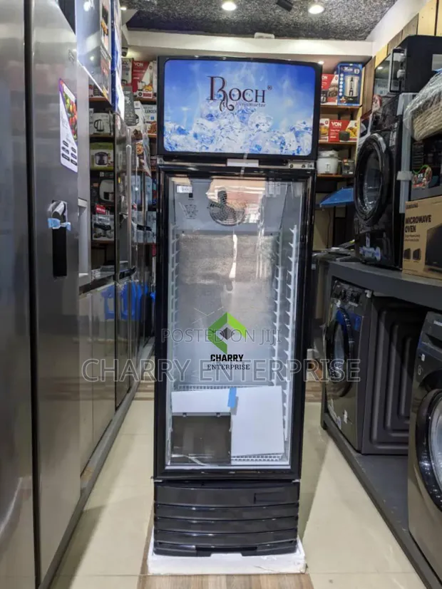 Roch Commercial Showcase Display Fridge 208L Beverage Cooler - 1