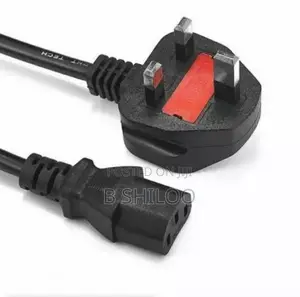 3-Pin Power Cable 1M with Fuse