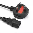3-Pin Power Cable 1M with Fuse - 1