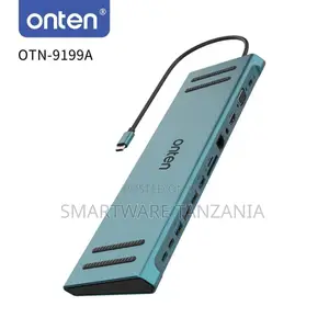 Onten OTN-9199A USB-C Hub with 4 USB 3.0, HDMI, Ethernet, SD