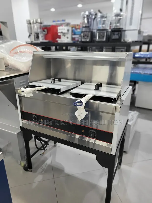 Commercial Electric Fryer with Stand - 1