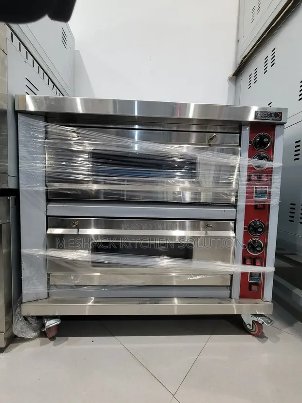 2 Deck Electric Oven with 2 Trays - 1