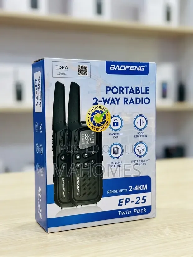 Baofeng EP-25 Portable 2-Way Radio Twin Packs - 1