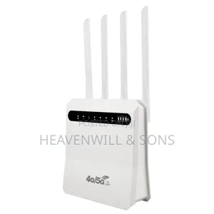 4G/5G Universal CPE Router, 32 Users, 4000mAh Battery, WiFi 6