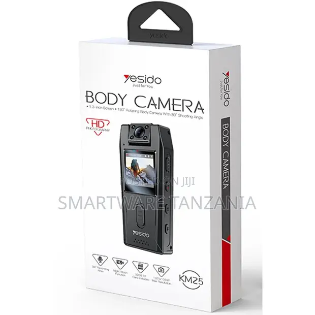 Yesido KM25 Body Camera with 1.3-Inch Screen, HD - 1