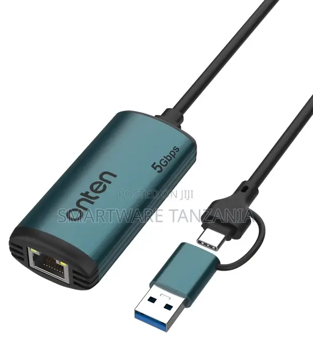 Onten USB 3.0 kwa Adapta ya Ethernet (Type-C & USB-A) - 1