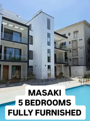 Ghorofa ya Vyumba 5 vya Kulala Imejengwa kwa Samani kwa Ajili ya Kukodisha Masaki