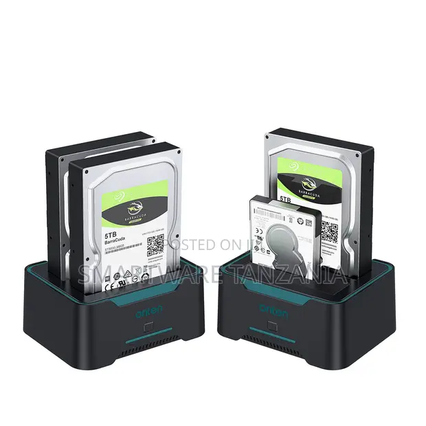 Onten Dual Bay External Hard Drive Docking Station - 1