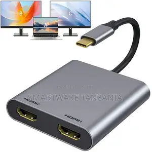 USB-C to Dual HDMI Adapter (4K@60Hz)