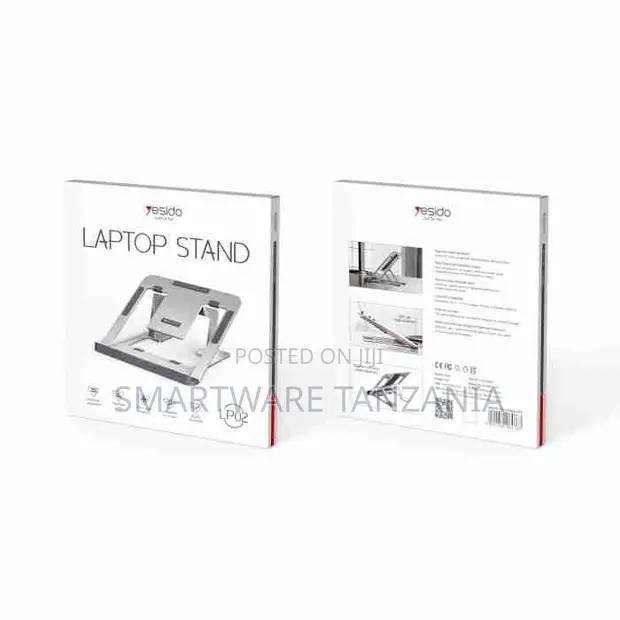 Yesido Adjustable Laptop Stand - Aluminum Alloy, Portable - 1