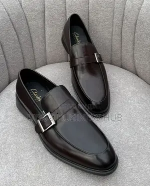 New Clarks Moccasins - Black Leather