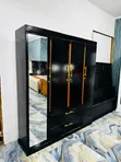 Wood-Mode Black Four-Door Cabinet - 2