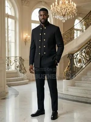 New Collarless Suit