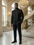 New Collarless Suit - 1