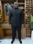 New Collarless Suit - 2