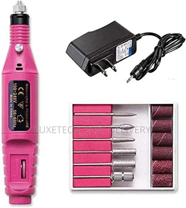 Portable Electric Nail Drill Kit - Manicure, Pedicure - 1