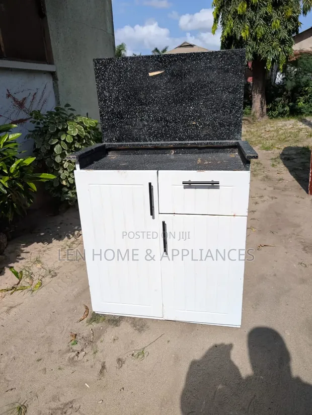 Used Wood-Mode Kitchen Cabinet - White, Double Plate - 1