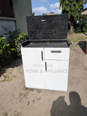 Used Wood-Mode Kitchen Cabinet - White, Double Plate