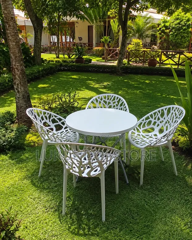 Outdoor Chairs and Table Set - 1